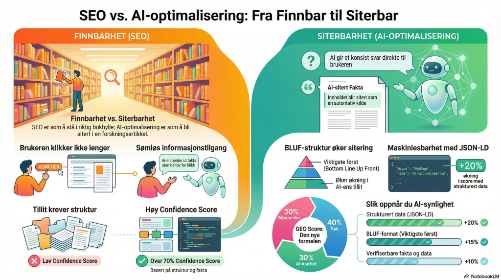 Teknisk SEO legger grunnlaget for synlighet i Google søk og anbefalinger i AI-svar.