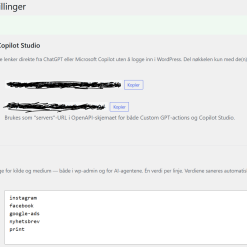 wordpress til ai agent: utm kampanjeplugin med chatgpt , copilot og claude tilkobling